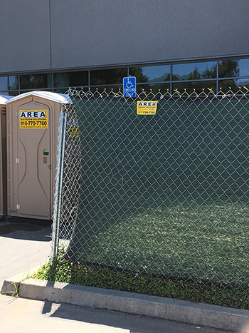 Green Privacy Screen in Rancho Cordoba, CA