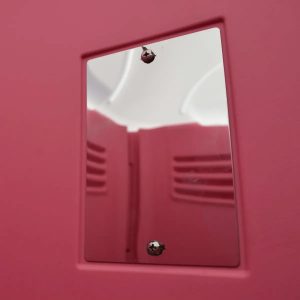 Pink standard restroom unit available for rent in Rancho Cordova