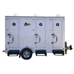 3 – Station Luxury Restroom Trailer by Area Portable Services