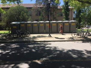 Standard Portable Restroom in UC Davis Event